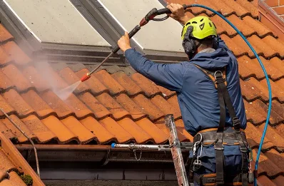 Démoussage et hydrofuge de toiture à Ajac